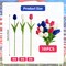 18 Pcs 13 Inches Artificial Tulip Flowers for 4th of July Decorations Tabletop Decorations